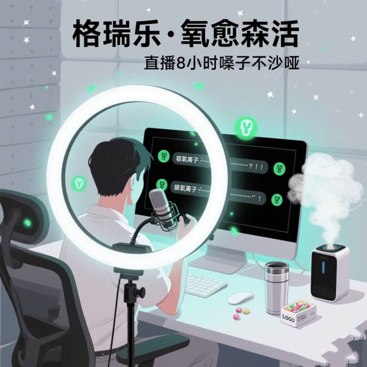 格瑞乐，让直播室的氛围都带着互动感